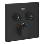 Grohe Grohtherm SmartControl Akış Kontrollü Ankastre Termostatik Banyo Bataryası (2 Yollu, Sıva Üstü Grubu), Hayalet Siyah - Ürün Görseli
