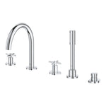Grohe Atrio 5 Delikli Ankastre Küvet Bataryası (Sıva Üstü Grubu) - Ürün Görseli