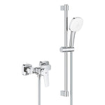 Grohe Cubeo Duş Bataryası ve Sürgülü El Duşu Seti - Ürün Görseli
