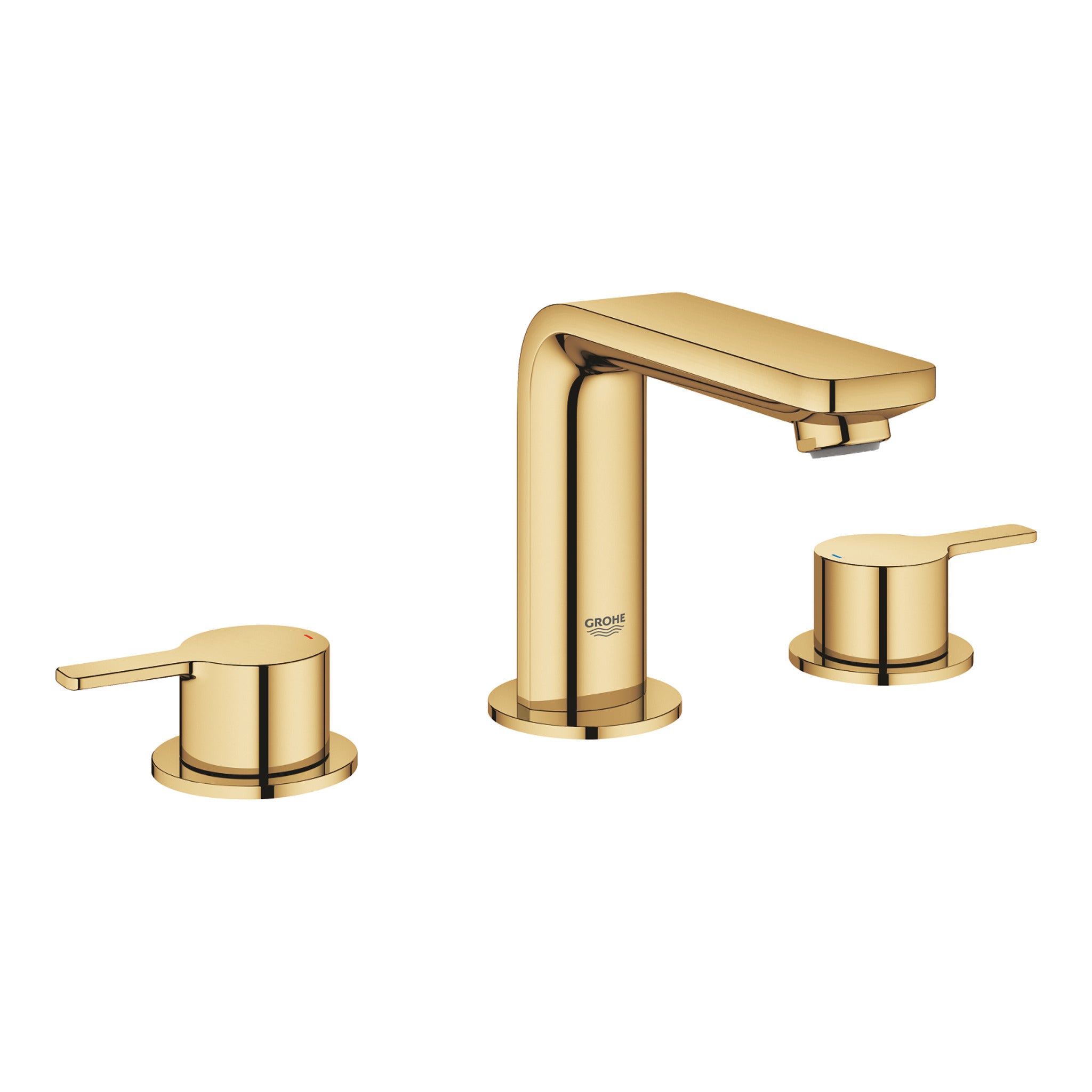 Grohe Lineare 3 Delikli Ankastre Lavabo Bataryası, Sifon Kumandalı, Altın - Ürün Görseli