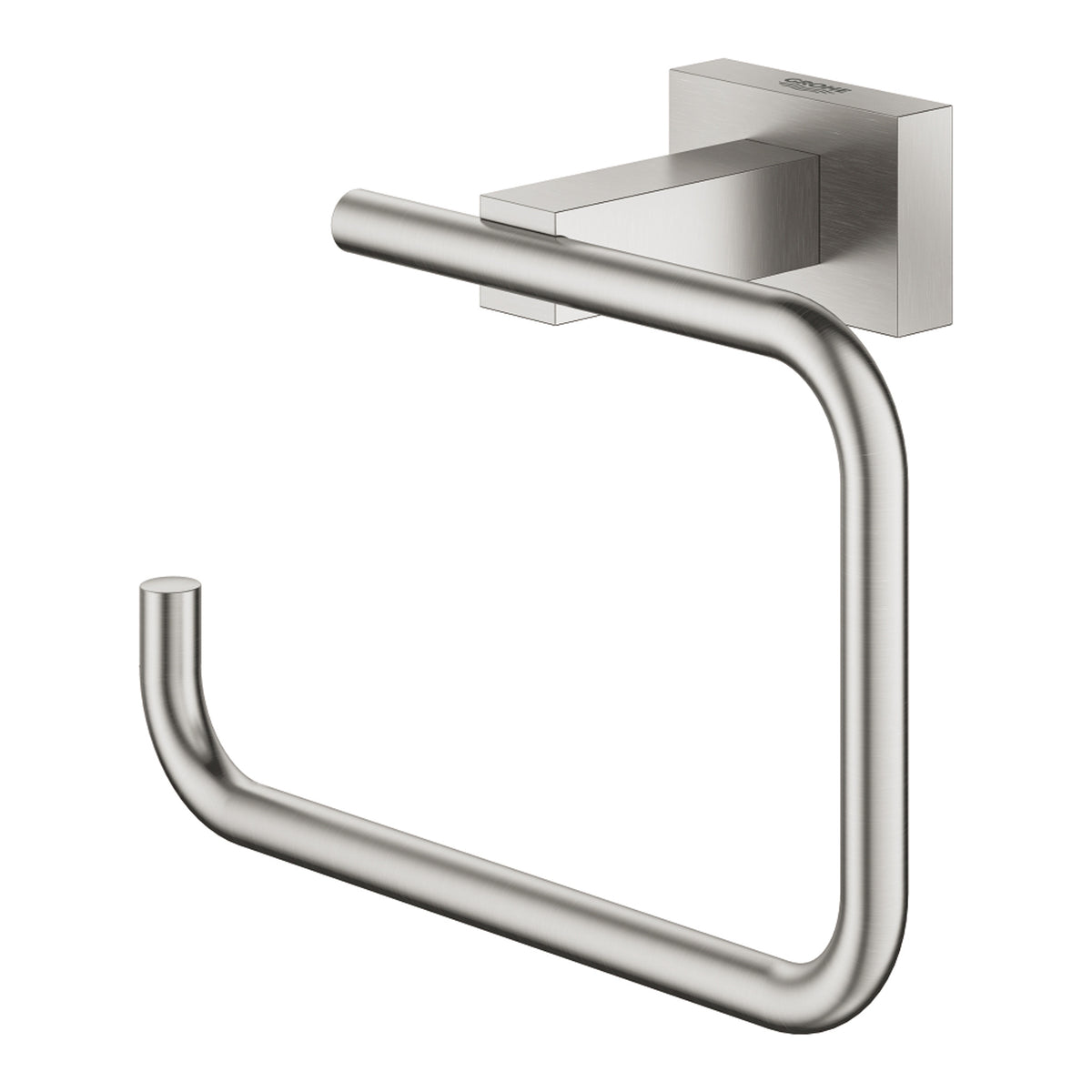Grohe Eurocube Tuvalet Kağıtlığı Kapaksız, Paslanmaz Çelik - Ürün Görseli