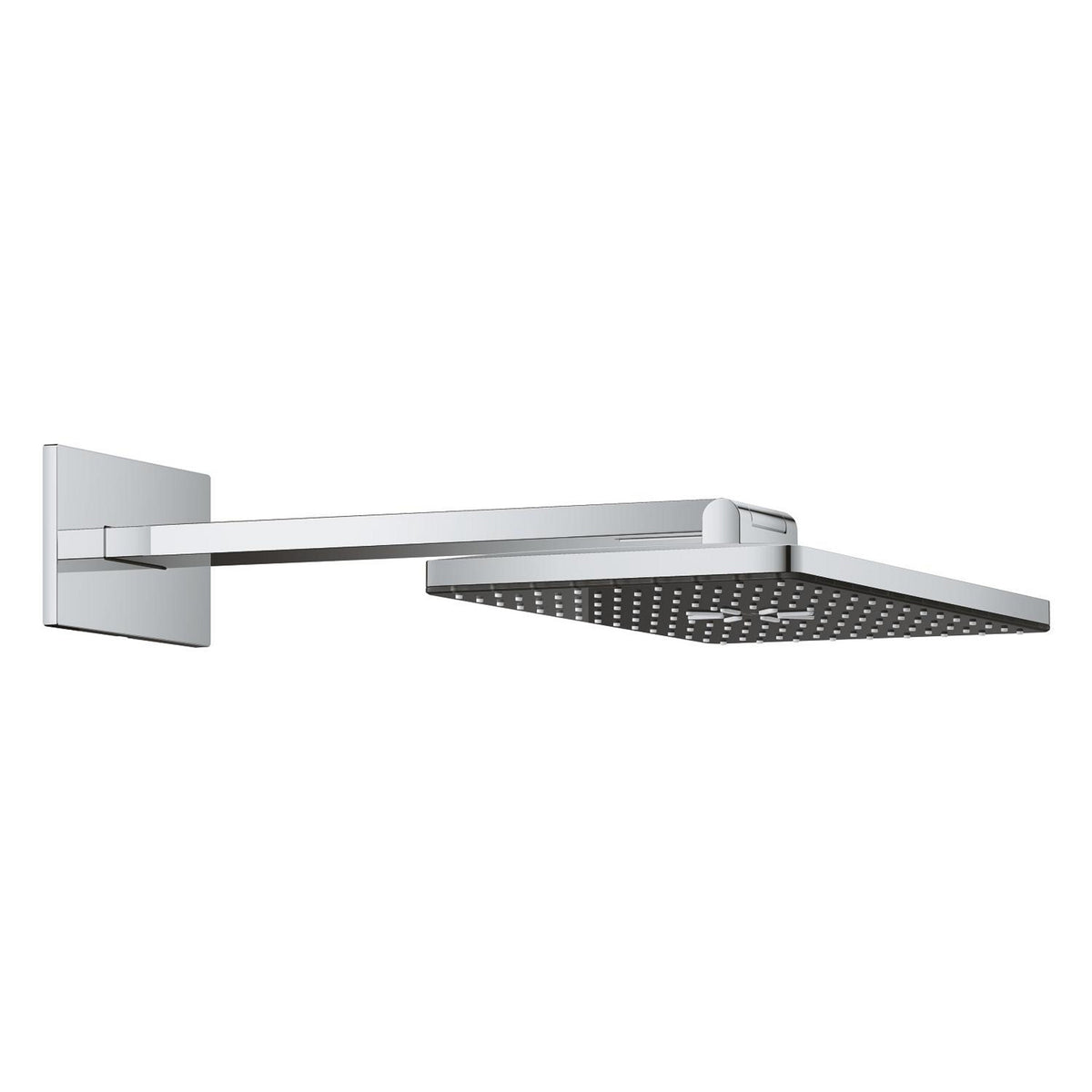 Grohe Rainshower Aqua Dikdörtgen Tepe Duşu Seti, 40x23 cm, 2 Akışlı, Siyah-Krom - Ürün Görseli