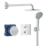 Grohe Grohtherm Rainshower Cosmopolitan 210 Ankastre Banyo/Duş Bataryası, Tepe ve El Duşu Seti - Ürün Görseli