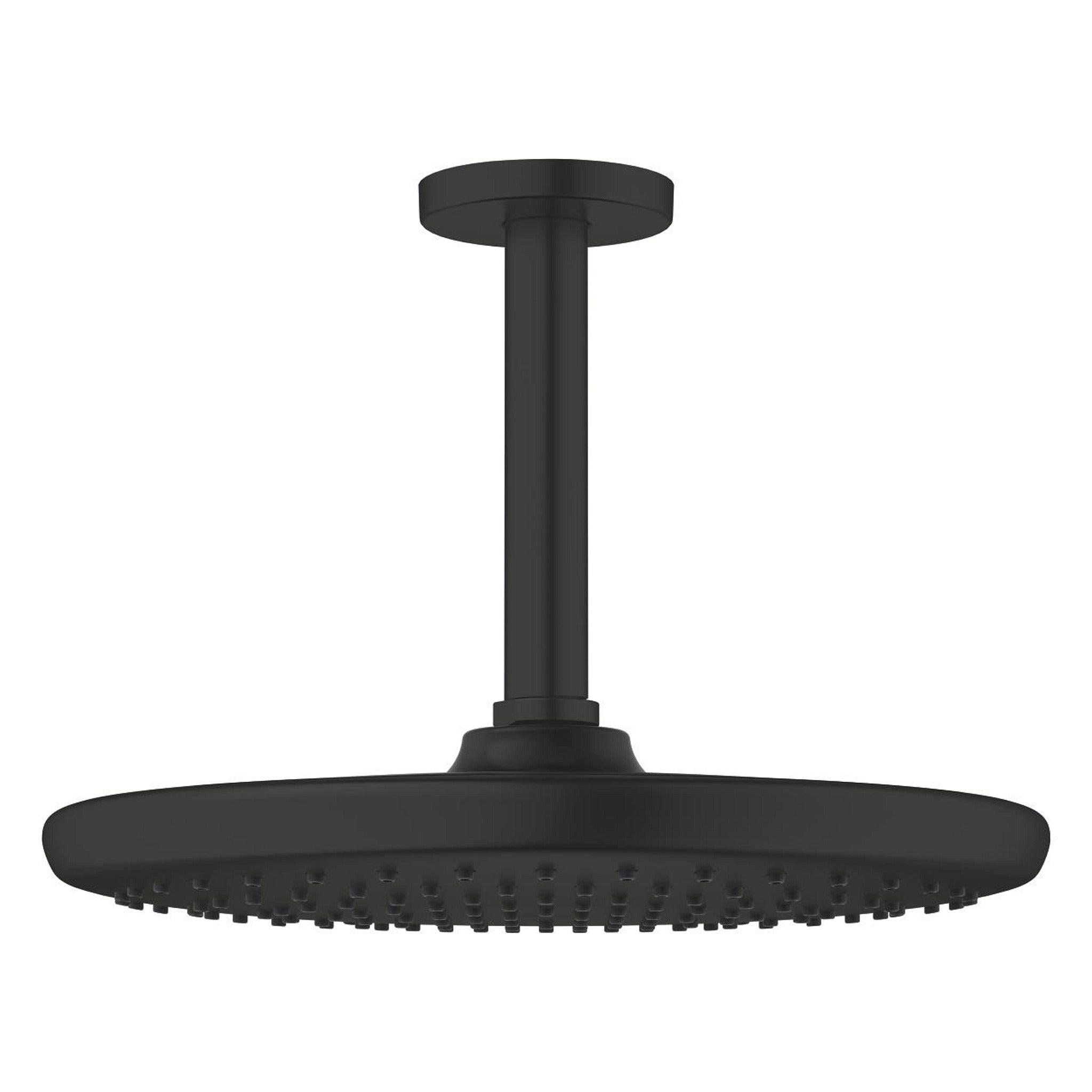 Grohe Tempesta 250 Yuvarlak Tepe Duşu Tek Akışlı, 25 cm (Tavandan Dirsek Dahil), Mat Siyah - Ürün Görseli
