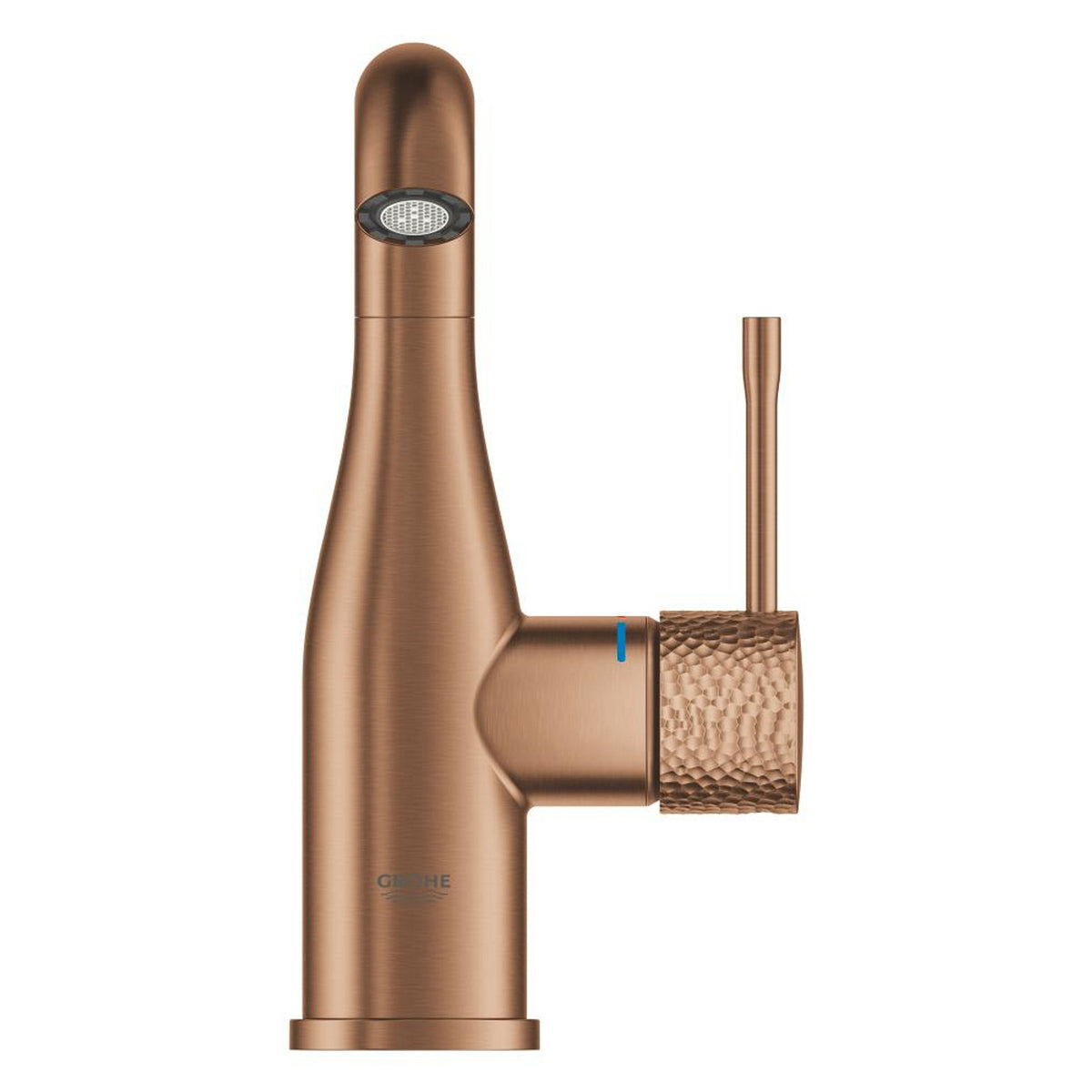 Grohe Essence New Lavabo Bataryası, Sifon Kumandalı, İşlenmiş Fırçalı Bakır - Ürün Görseli