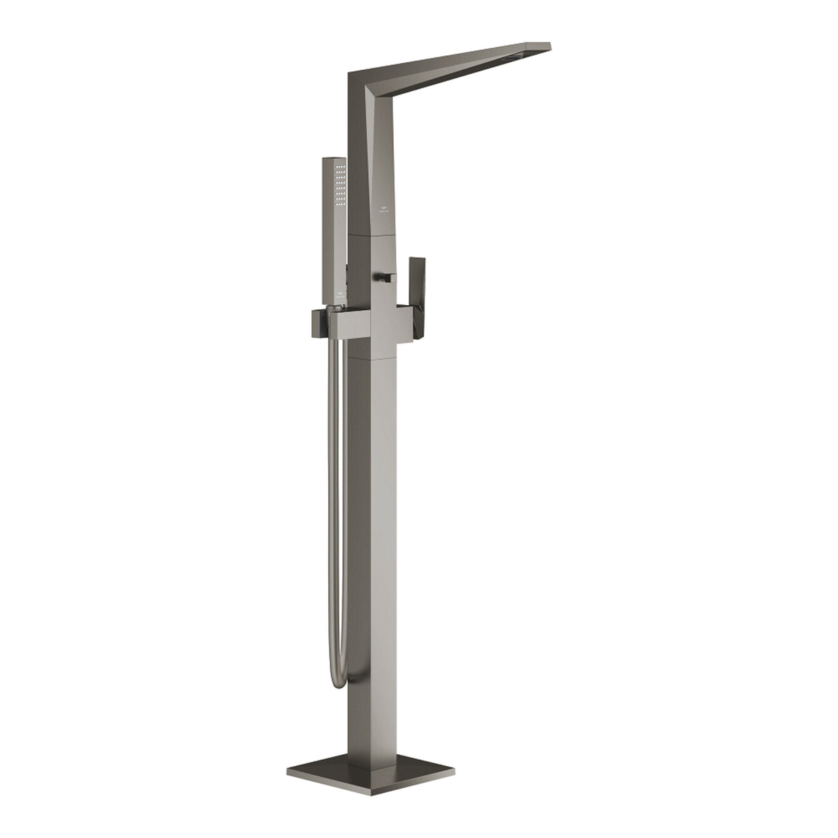 Grohe Allure Brilliant Yerden Küvet Bataryası, Fırçalı Sert Grafit - Ürün Görseli