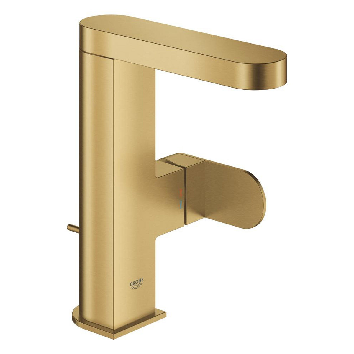 Grohe Plus Yüksek Lavabo Bataryası, Sifon Kumandalı, Fırçalı Altın (M Boy) - Ürün Görseli