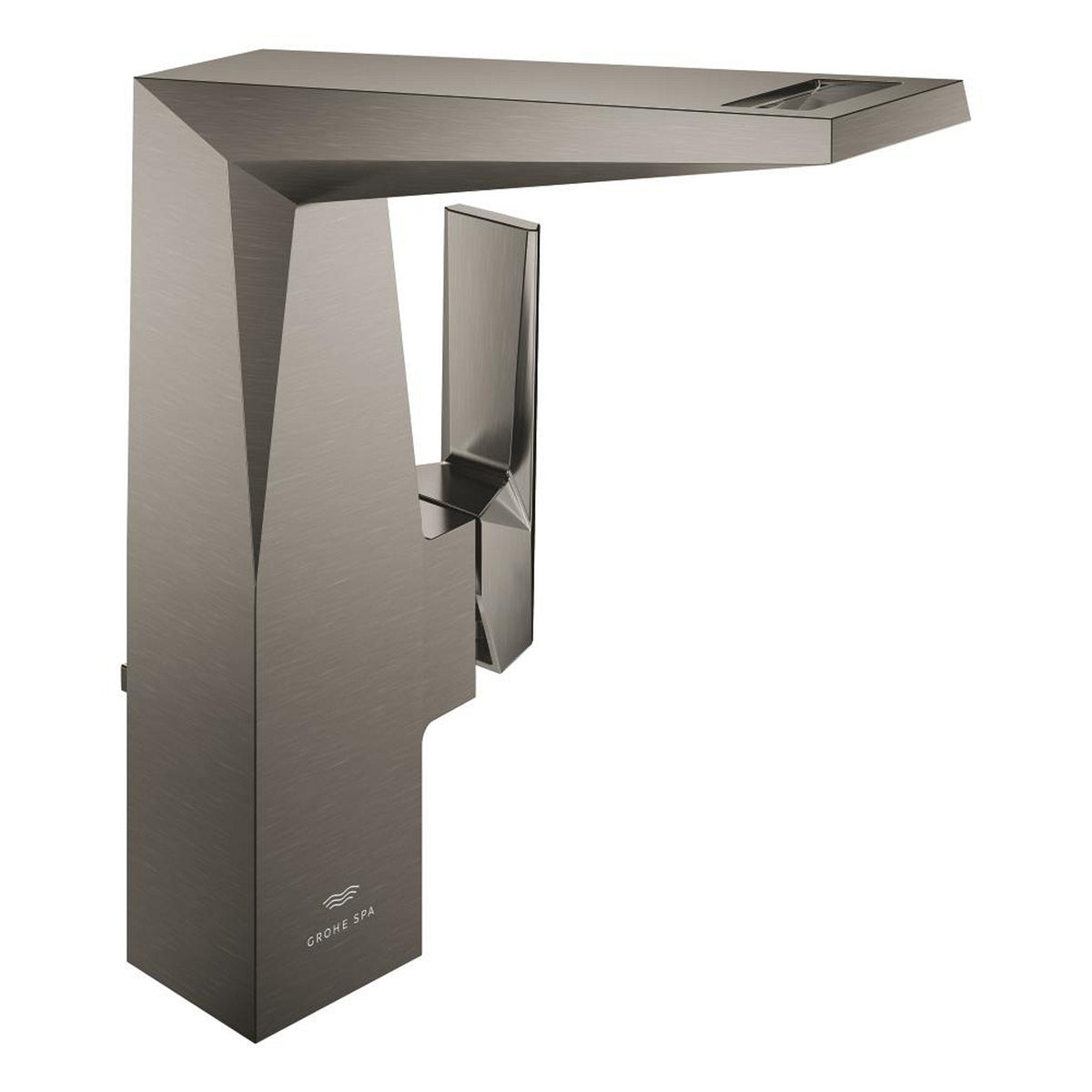 Grohe Allure Brilliant Private Collection L-Boy Sifon Kumandalı Yüksek Lavabo Bataryası, Fırçalı Sert Grafit - Ürün Görseli
