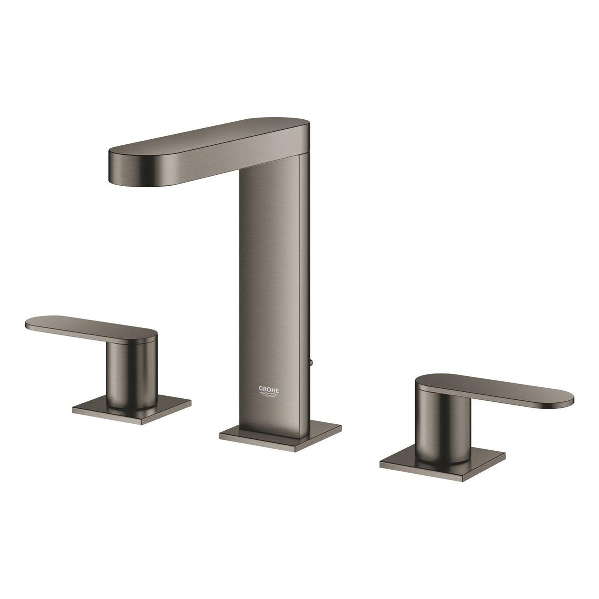 Grohe Plus 3 Delikli Ankastre Lavabo Bataryası, Sifon Kumandalı, Fırçalı Sert Grafit - Ürün Görseli