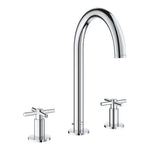 Grohe Atrio 3 Delikli Ankastre Lavabo Bataryası (4 Çubuklu Volan) L-Boy - Ürün Görseli