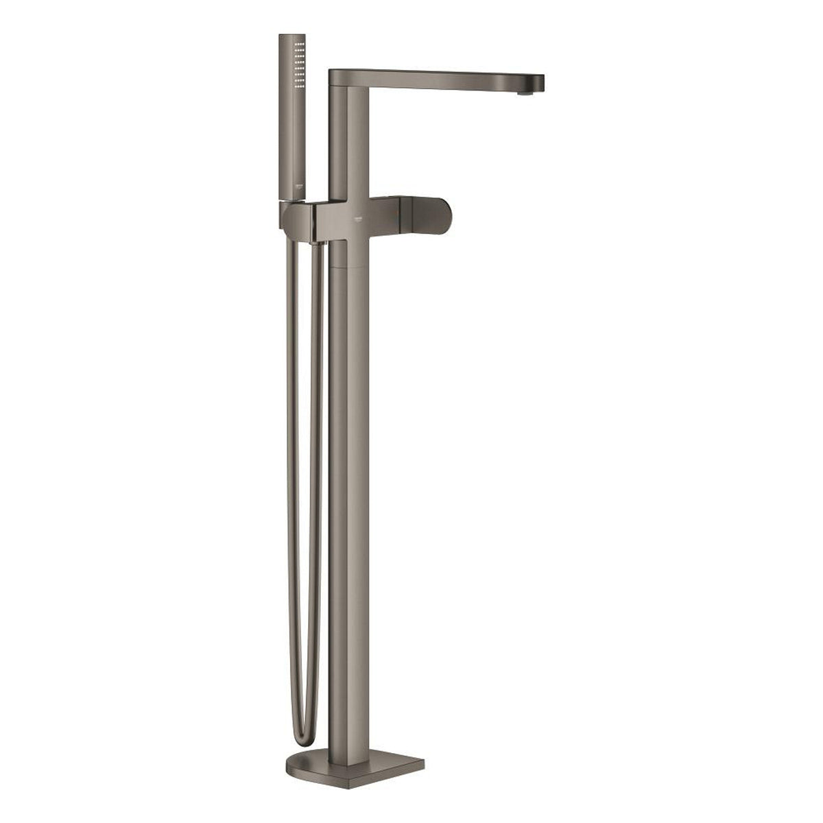 Grohe Plus Yerden Küvet Bataryası (Sıva Üstü Grubu), Fırçalı Sert Grafit - Ürün Görseli