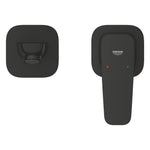 Grohe Cubeo 2 Delikli Duvardan Ankastre Lavabo Bataryası, L-Boy, Mat Siyah (Sıva Üstü Grubu) - Ürün Görseli