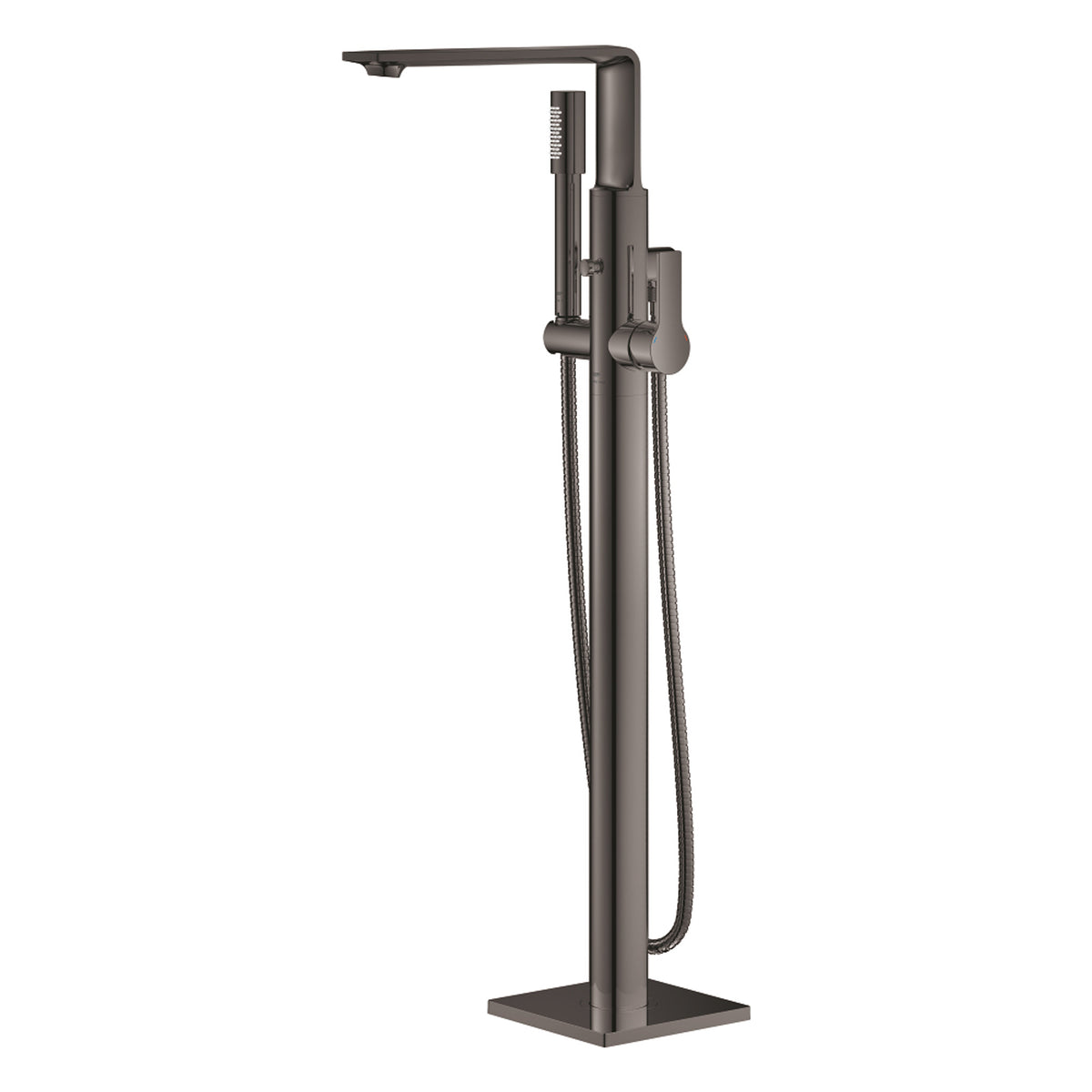 Grohe Allure Ankastre Yerden Küvet Bataryası (Sıva Üstü Grubu), Sert Grafit - Ürün Görseli