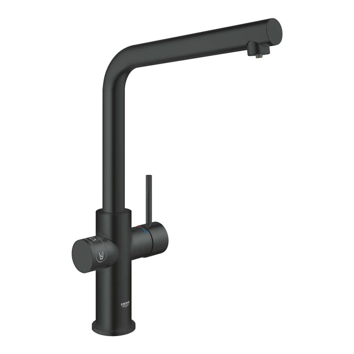Grohe Blue Home Arıtmalı İçme Suyu ve Soda Yapan Eviye Bataryası, Kadife Siyah - Ürün Görseli