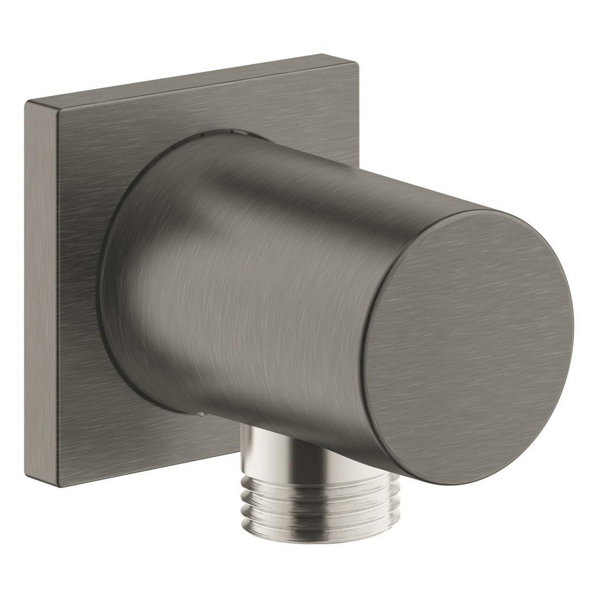 Grohe Rainshower Duş Cıkış Dirseği (Kare Rozet), Fırçalı Sert Grafit - Ürün Görseli
