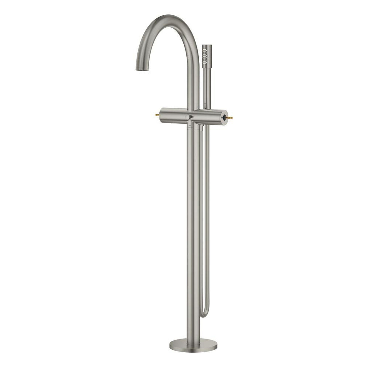 Grohe Atrio Private Collection Tek Yerden Küvet Bataryası (Sıva Üstü Grubu), Saten Çelik - Ürün Görseli