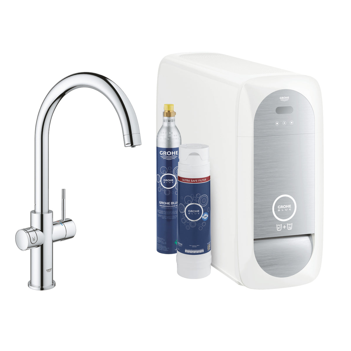 Grohe Blue Home Arıtmalı İçme Suyu ve Soda Yapan Eviye Bataryası - Ürün Görseli