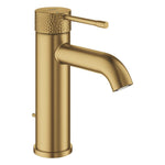 Grohe Essence New Lavabo Bataryası, Sifon Kumandalı, İşlenmiş Fırçalı Altın - Ürün Görseli