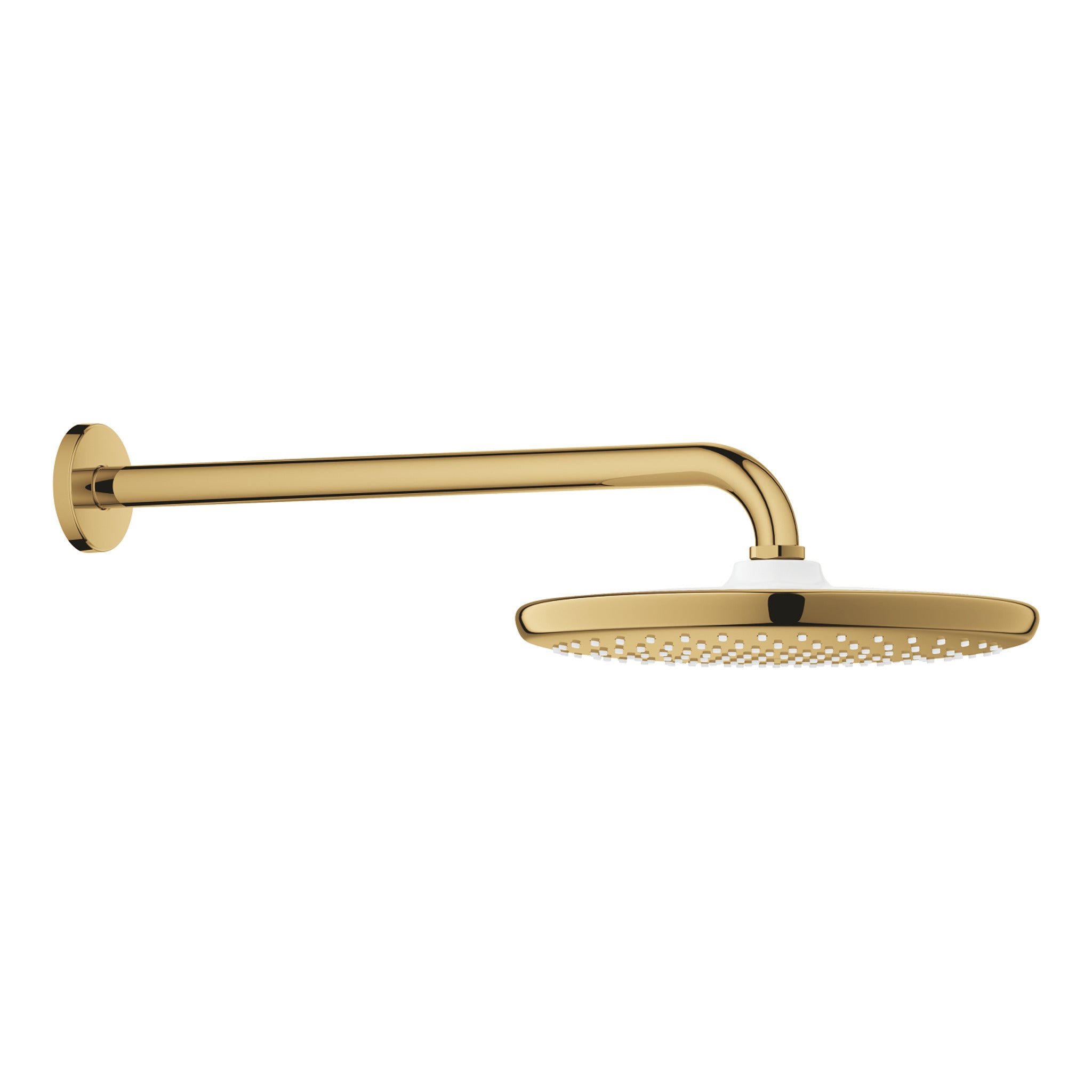 Grohe Tempesta 250 Yuvarlak Tepe Duşu Tek Akışlı, 25 cm (Duvardan Dirsek Dahil), Altın - Ürün Görseli