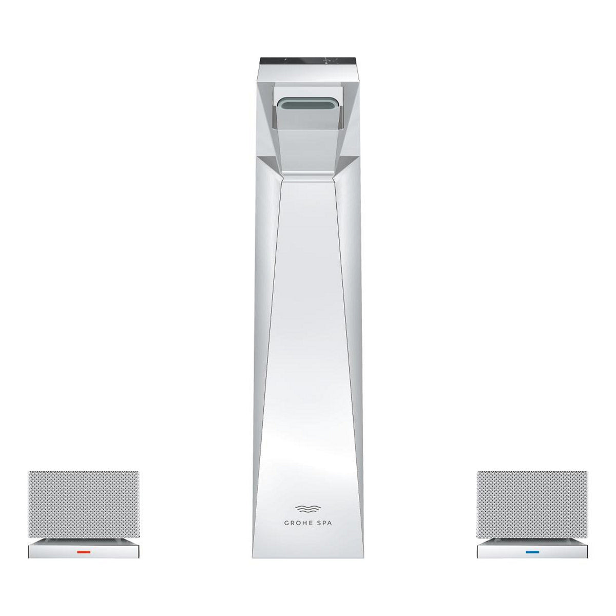 Grohe Allure Brilliant Private Collection L-Boy, 3 Delikli Lavabodan Ankastre Lavabo Bataryası, Sifon Kumandalı - Ürün Görseli