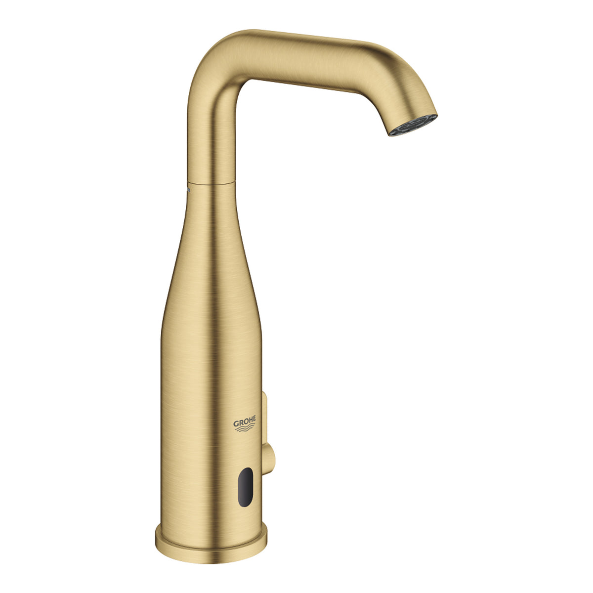 Grohe Essence E Fotoselli Lavabo Bataryası, Çift Su Girişli, Ayarlanabilir Sıcaklık Sınırlayıcısı, Fırçalı Altın - Ürün Görseli