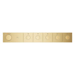 Grohe Grohtherm Aqua Tiles SmartControl Termostatik Ankastre Banyo Bataryası, 5 Çıkışlı, Fırçalı Altın (Sıva Üstü Grubu) - Ürün Görseli