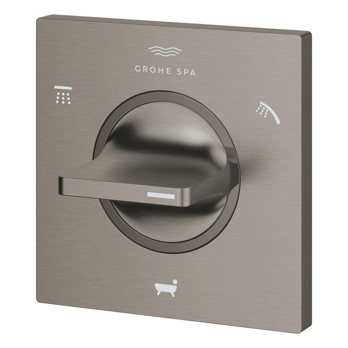 Grohe Allure 3 Yönlü Yönlendirici (Sıva Üstü Grubu), Fırçalı Sert Grafit - Ürün Görseli