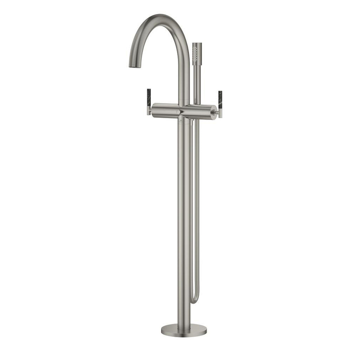 Grohe Atrio Private Collection Tek Yerden Küvet Bataryası (Sıva Üstü Grubu), Saten Çelik - Ürün Görseli