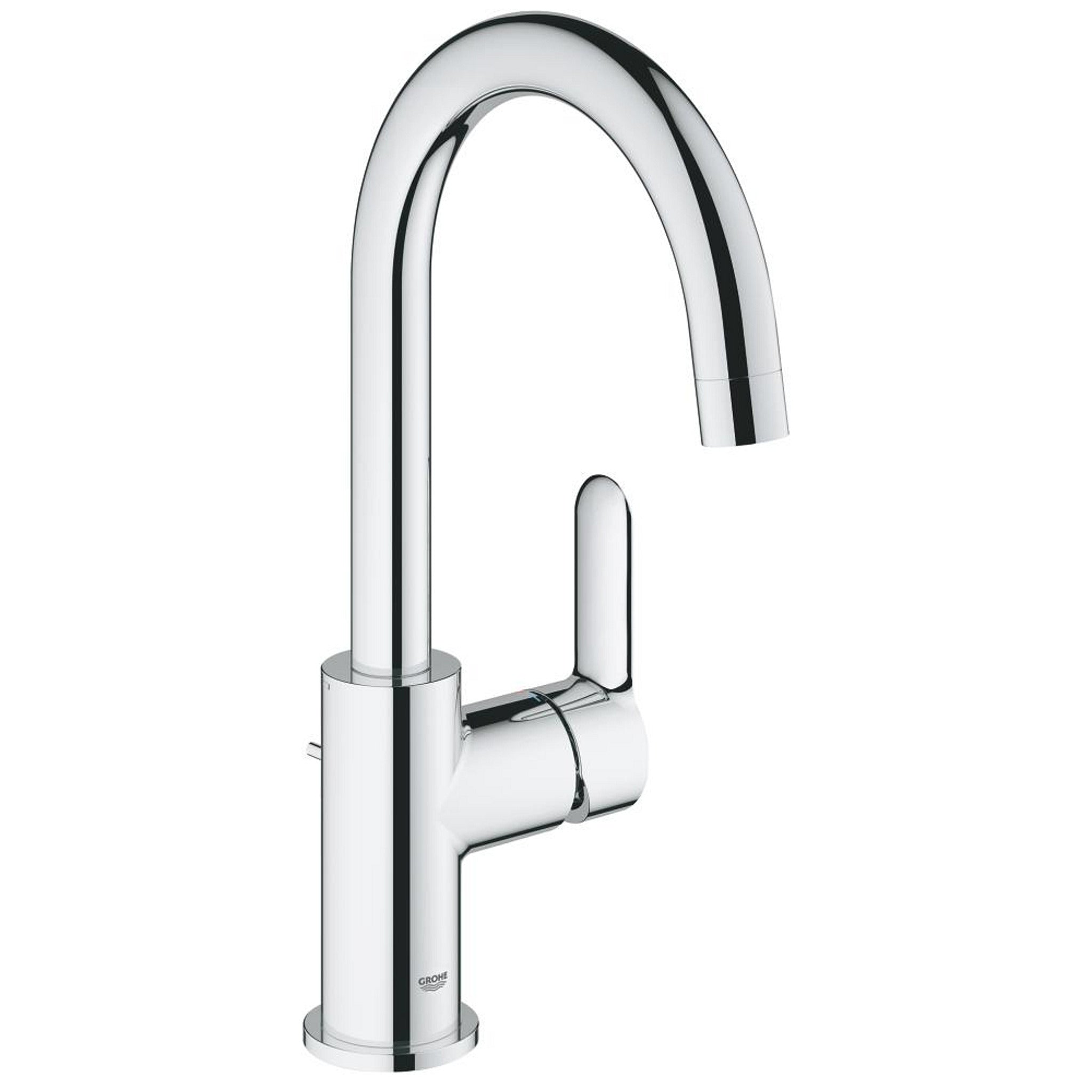 Grohe BauEdge Yüksek Lavabo Bataryası, Sifon Kumandalı, L-Boy - Ürün Görseli