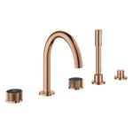 Grohe Atrio Private Collection 5 Delikli Ankastre Küvet Bataryası (Sıva Üstü Grubu), Bakır - Ürün Görseli