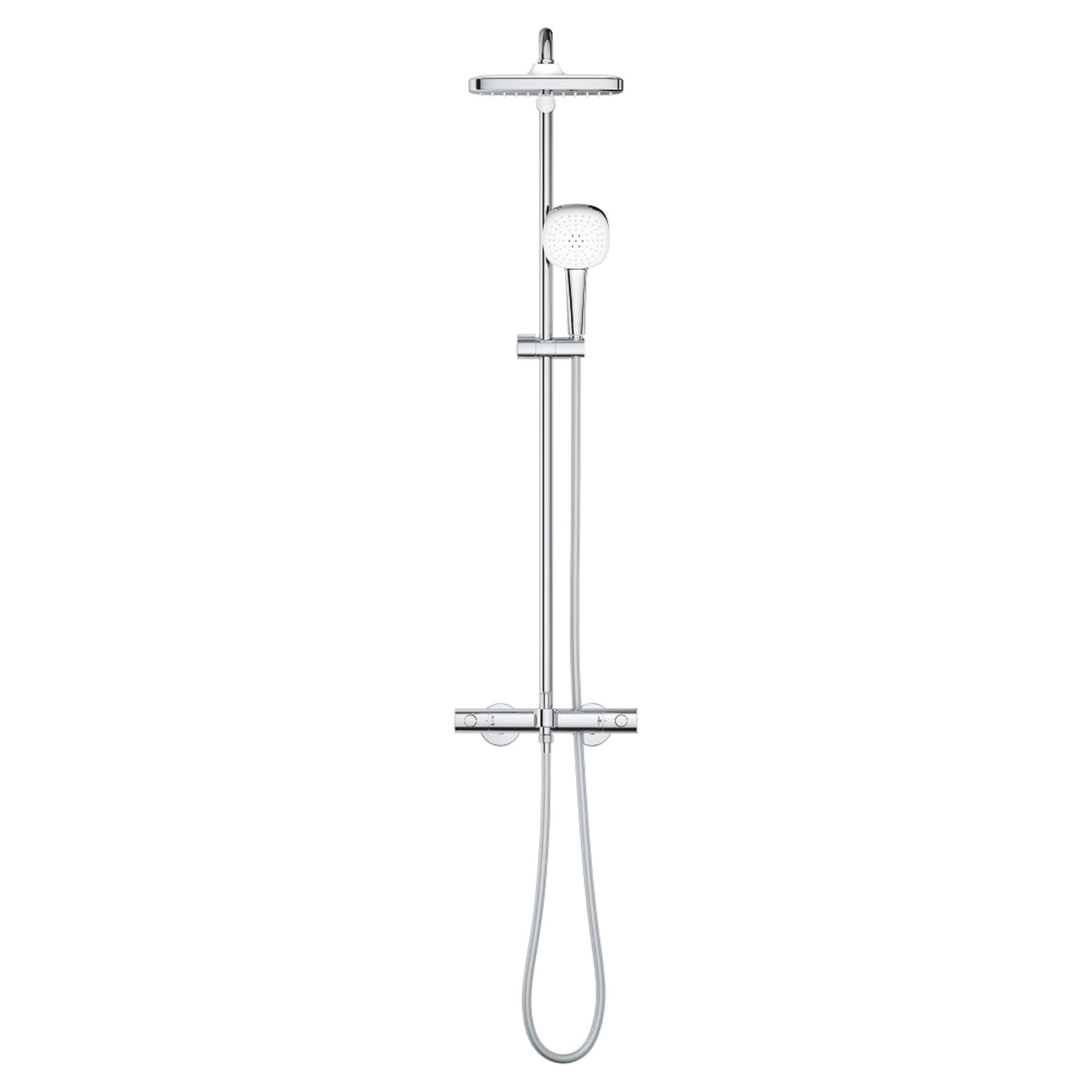 Grohe Tempesta System 250 Cube Duvara Monte Termostatik Banyo Bataryalı Duş Kolonu - Ürün Görseli