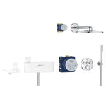 Grohe Purefoam SmartControl Ankastre Duş Seti, Krom-Beyaz (Su ve Sabun Püskürtmeli El Duşu) - Ürün Görseli