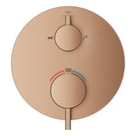 Grohe Atrio Termostatik Banyo/Duş Bataryası (Sıva Üstü Grubu), 2 Yollu, Fırçalı Bakır - Ürün Görseli