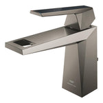 Grohe Allure Brilliant Private Collection M-Boy Lavabo Bataryası, Sifon Kumandalı, Fırçalı Sert Grafit - Ürün Görseli