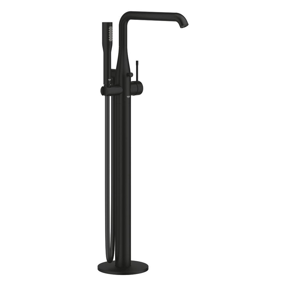 Grohe Essence Yerden Küvet Bataryası (Sıva Üstü Grubu), Hayalet Siyah - Ürün Görseli