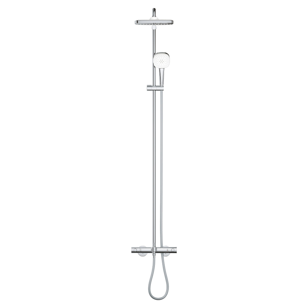 Grohe Tempesta System 250 Cube Duvara Monte Termostatik Banyo Bataryalı Duş Kolonu - Ürün Görseli
