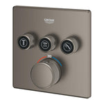Grohe Grohtherm SmartControl Akış Kontrollü Ankastre Termostatik Banyo Bataryası (3 Yollu, Sıva Üstü Grubu), Saten Grafit - Ürün Görseli