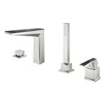 Grohe Allure Brilliant Private Collection 4 Delikli Küvet Bataryası (Sıva Üstü Grubu), Paslanmaz Çelik - Ürün Görseli