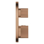 Grohe Atrio Private Collection Ankastre Termostatik Banyo Bataryası (2 Yollu, Sıva Üstü Grubu), Fırçalı Bakır - Ürün Görseli