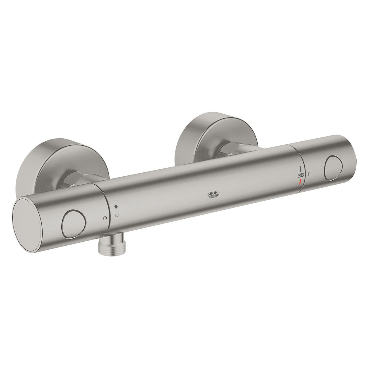Grohe Grohtherm 1000 Cosmopolitan M Termostatik Duş Bataryası, Paslanmaz Çelik - Ürün Görseli