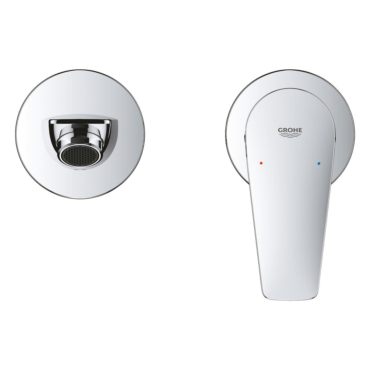 Grohe BauEdge İki Delikli Ankastre Lavabo Bataryası (M Boy) - Ürün Görseli