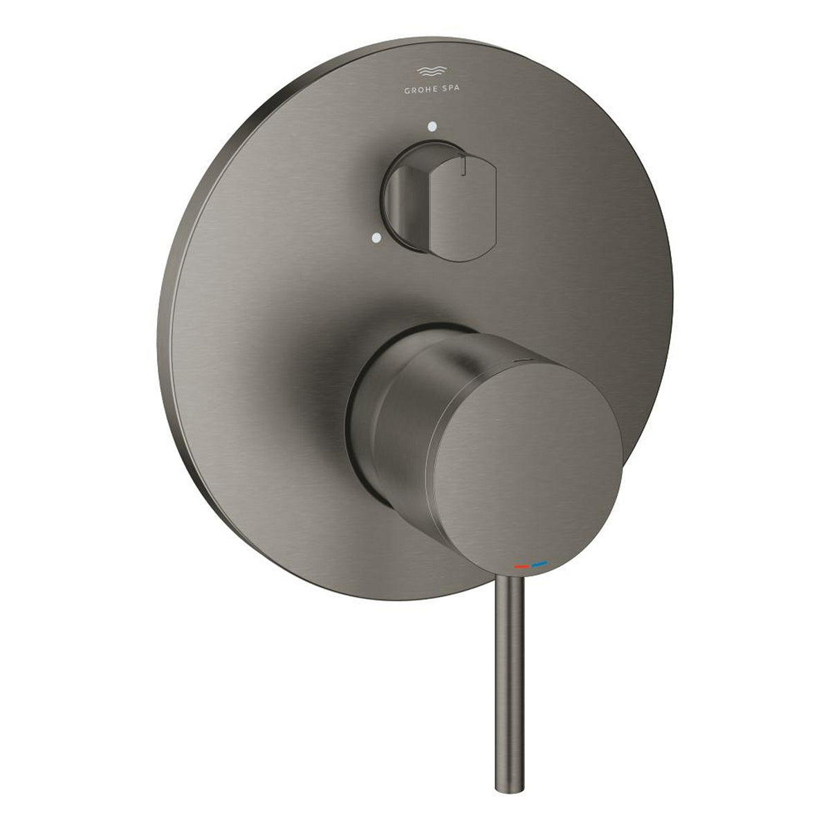 Grohe Atrio Ankastre Banyo/Duş Bataryası (Sıva Üstü Grubu), 3 Yollu, Fırçalı Sert Grafit - Ürün Görseli