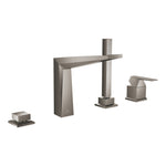 Grohe Allure Brilliant 4 Delikli Küvet Bataryası (Sıva Üstü Grubu), Fırçalı Sert Grafit - Ürün Görseli
