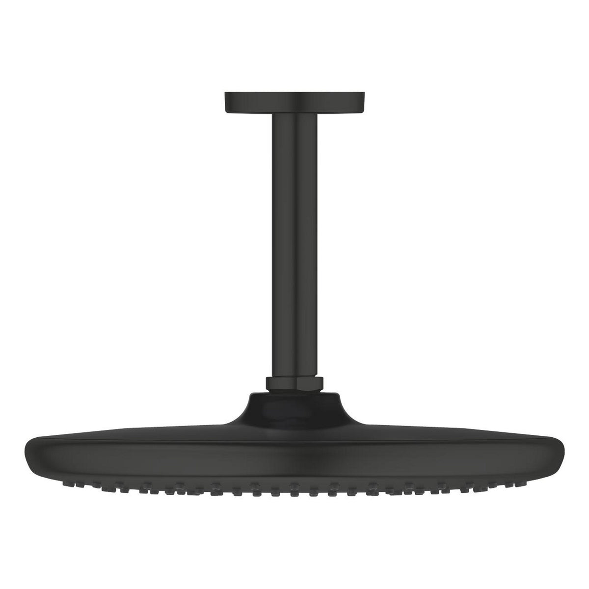 Grohe Tempesta 250 Yuvarlak Tepe Duşu Tek Akışlı, 25 cm (Tavandan Dirsek Dahil), Mat Siyah - Ürün Görseli