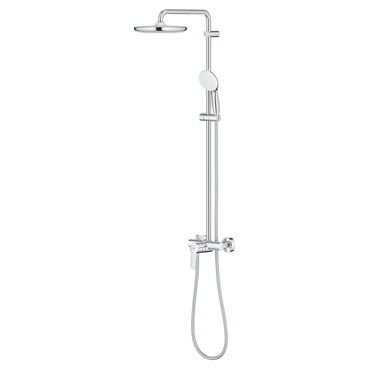Grohe Tempesta System 250 Duvara Monte Duş Bataryalı Duş Kolonu, Krom-Beyaz - Ürün Görseli