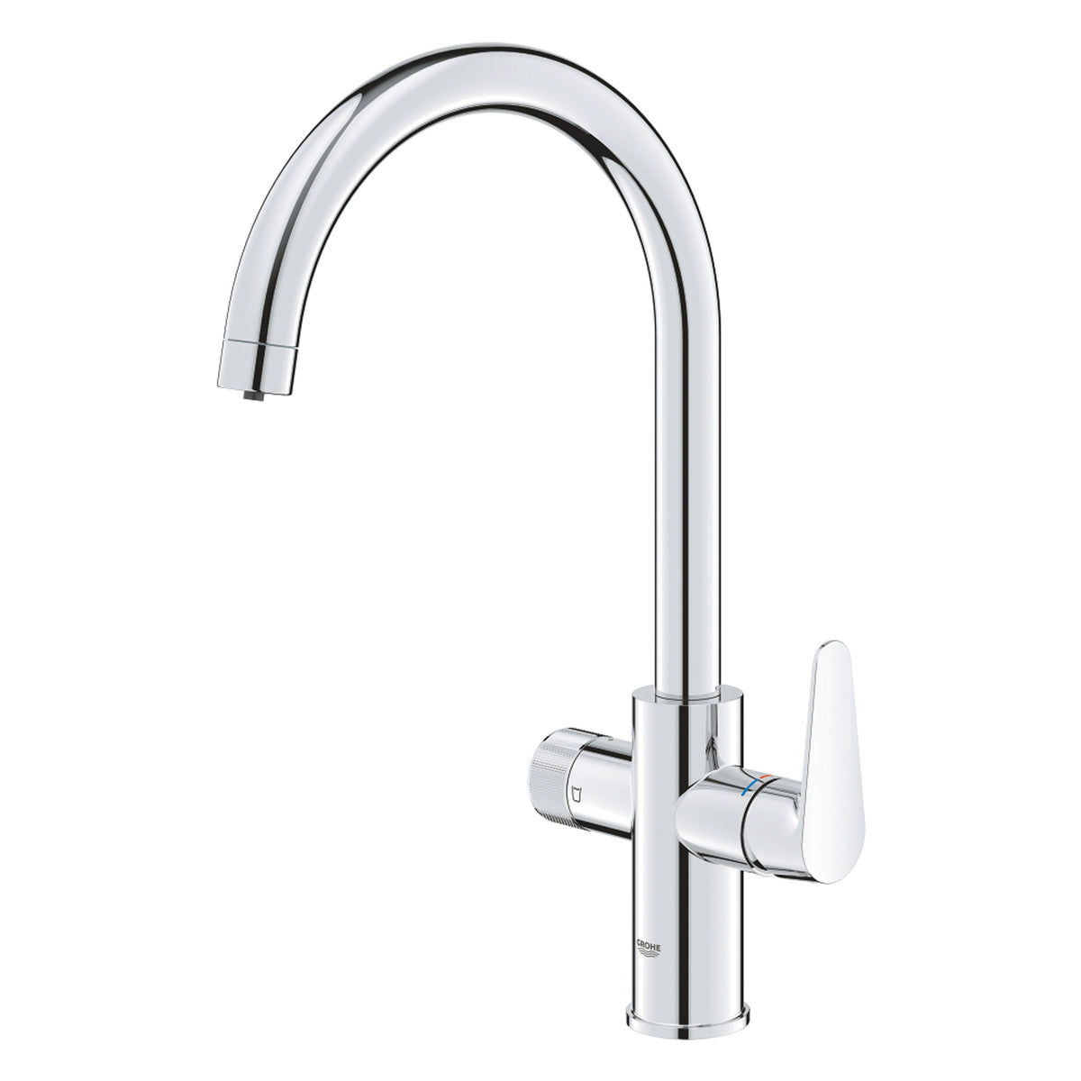 Grohe Blue Pure BauCurve Arıtma Çıkışlı Eviye Bataryası - Ürün Görseli