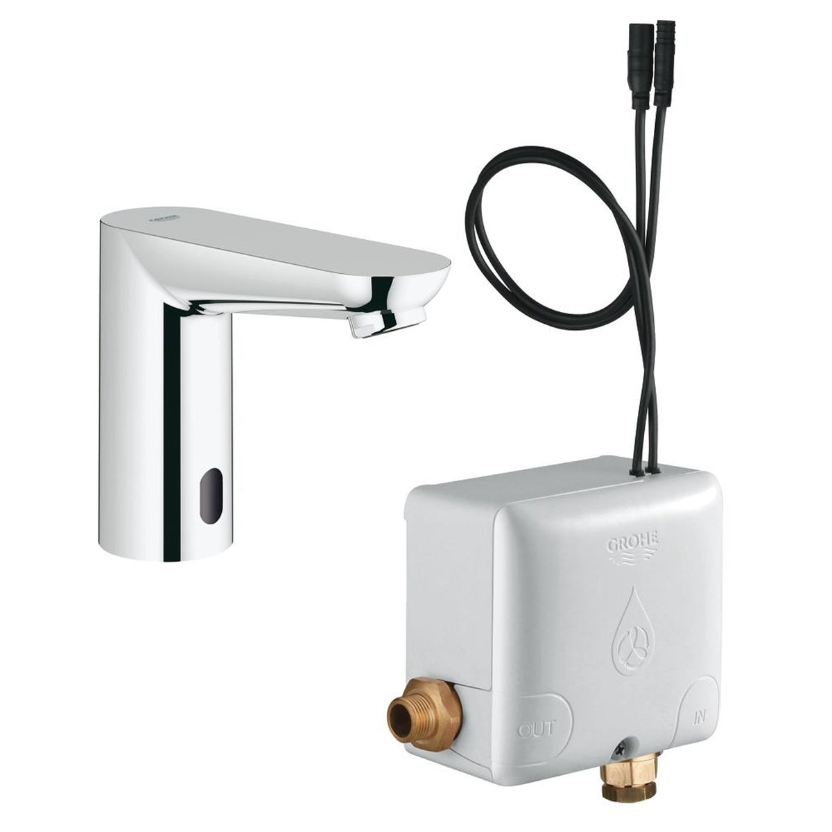 Grohe Euroeco Cosmopolitan E Powerbox Fotoselli Lavabo Bataryası (Tek Su Girişli) - Ürün Görseli