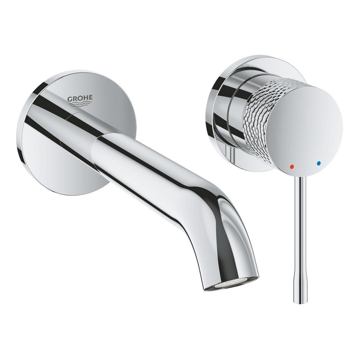 Grohe Essence New Duvardan Ankastre Lavabo Bataryası (Sıva Üstü Grubu), İşlenmiş Krom - Ürün Görseli
