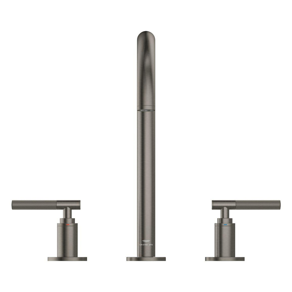 Grohe Atrio Private Collection 3 Delikli Ankastre Sifon Kumandalı Lavabo Bataryası (L-Boy), Fırçalı Sert Grafit - Ürün Görseli