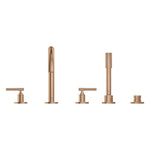 Grohe Atrio Private Collection 5 Delikli Ankastre Küvet Bataryası (Sıva Üstü Grubu), Fırçalı Bakır - Ürün Görseli